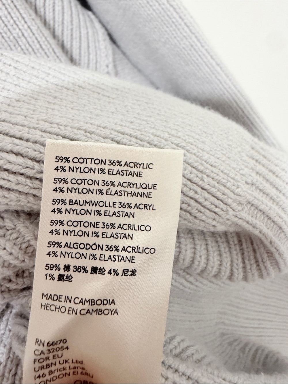 Free People Chunky Knit Oversized Sweater Gray Balloon Sleeve Pullover Size S - Picture 5 of 7